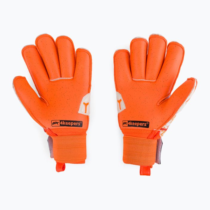 4keepers Force V 2.20 RF detské brankárske rukavice oranžovo-biele 4694 2