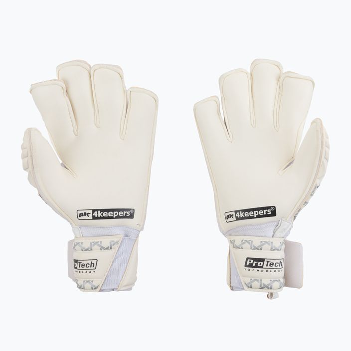 Detské brankárske rukavice 4Keepers Guard Classic MF white 2