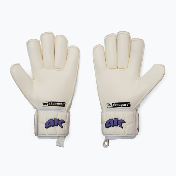 4keepers Champ Purple V Rf biele a fialové brankárske rukavice 2