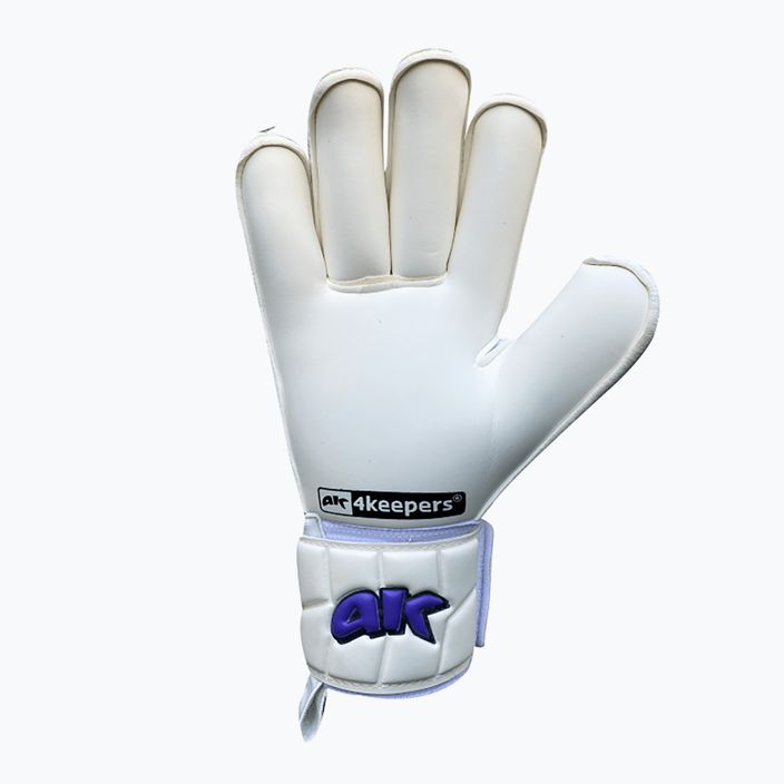 4keepers Champ Purple V Rf biele a fialové brankárske rukavice 5