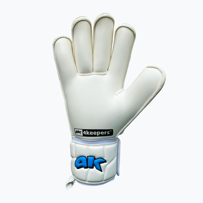 4keepers Champ Aqua V Rf brankárske rukavice bielo-modré 5