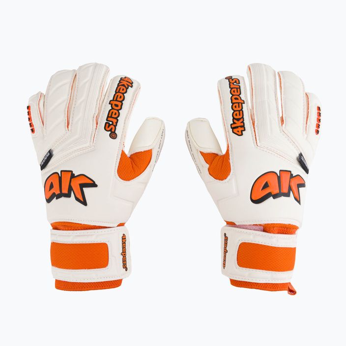 4keepers Champ Training V Rf brankárske rukavice biele a oranžové