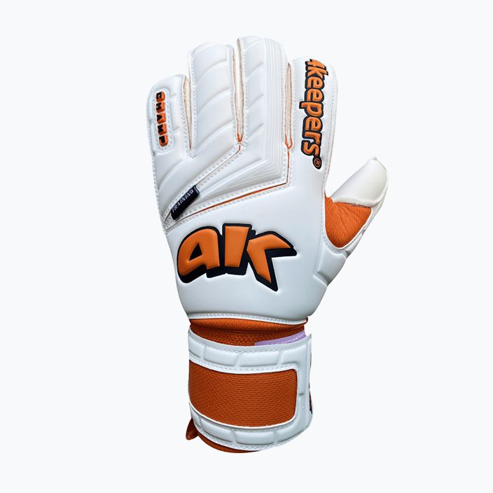 Detské brankárske rukavice 4Keepers Champ Training V Rf bielo-oranžové 4