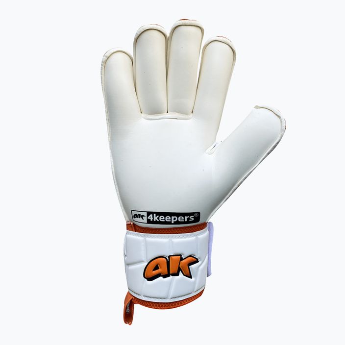 Detské brankárske rukavice 4Keepers Champ Training V Rf bielo-oranžové 5