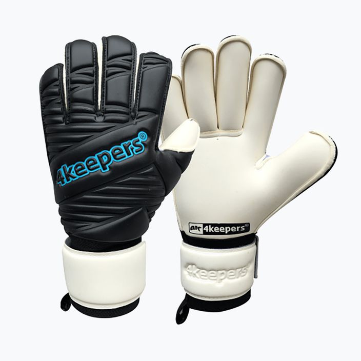 4keepers Retro IV RF brankárske rukavice čierno-biele 4KRETROBLRF 6