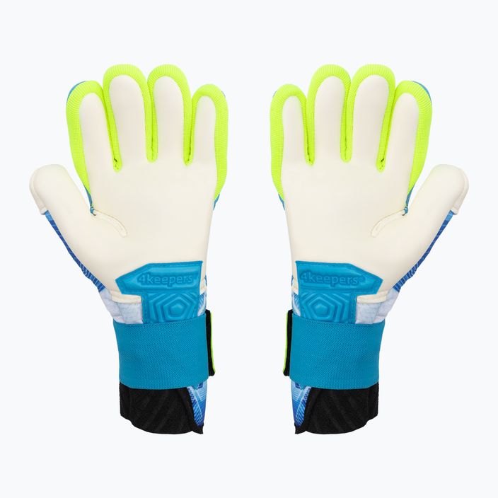Detské brankárske rukavice 4Keepers Neo Liga Nc Jr modré 2