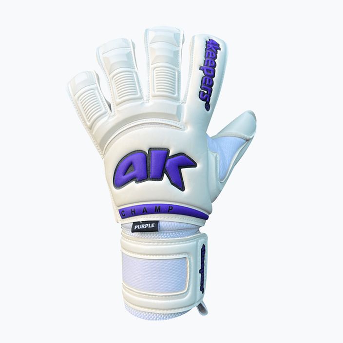 4Keepers Champ Purple VI brankárske rukavice biele 5