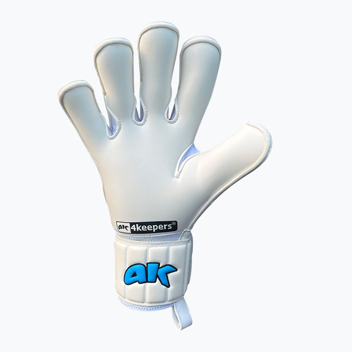 4Keepers Champ Aqua VI brankárske rukavice biele 6