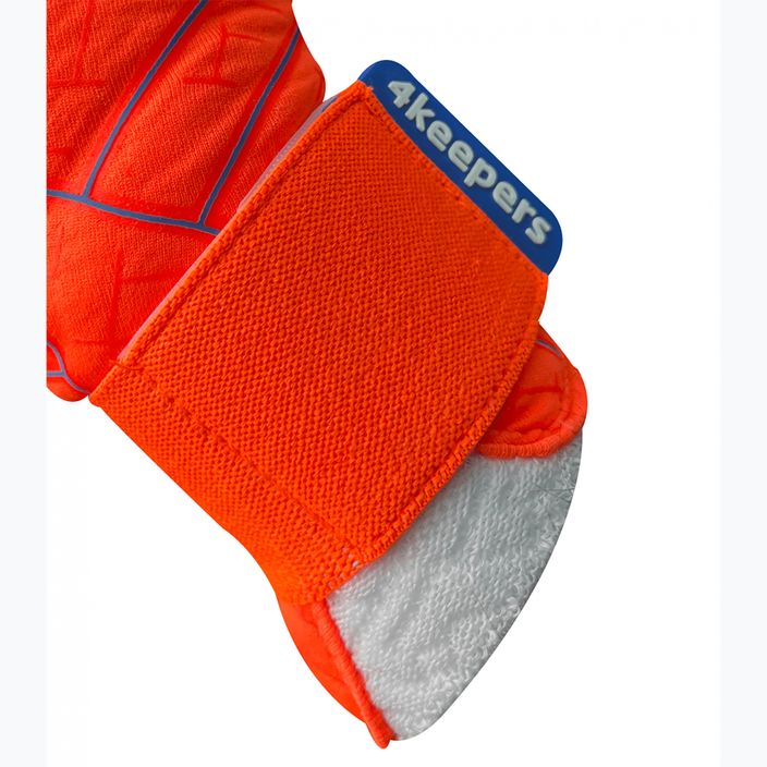 Brankárske rukavice 4keepers Soft Amber NC oranžové 6