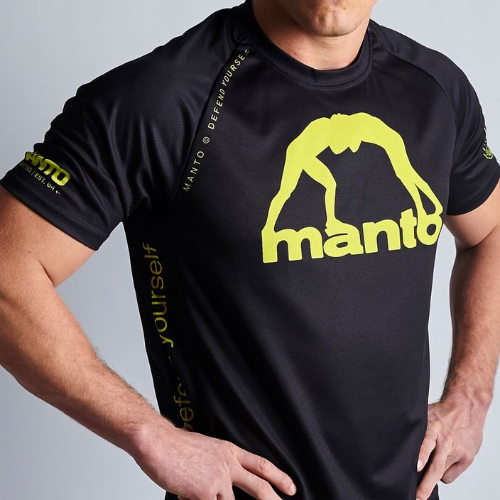 MANTO Alpha pánske tréningové tričko čierne MNR496_BLK_2S 9