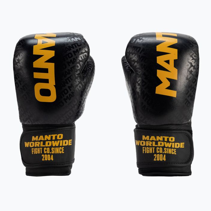 MANTO Prime 2. Profesionálne boxerské rukavice čierne MNA874_BLK