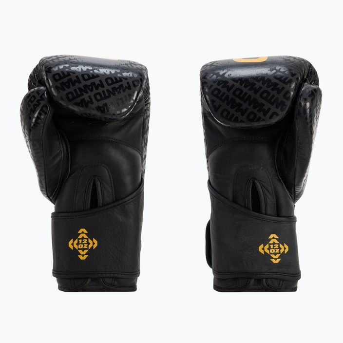 MANTO Prime 2. Profesionálne boxerské rukavice čierne MNA874_BLK 2