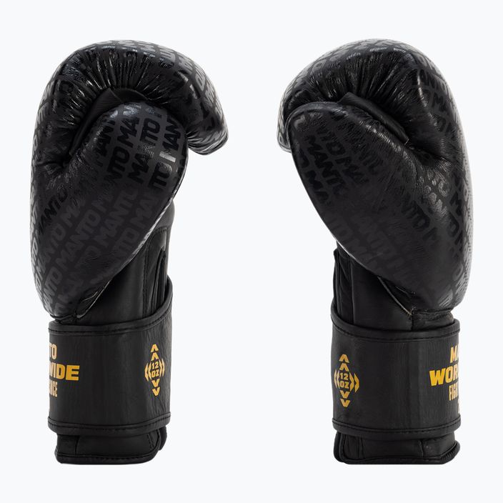 MANTO Prime 2. Profesionálne boxerské rukavice čierne MNA874_BLK 4