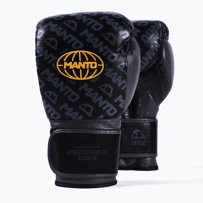 Boxerské rukavice MANTO Ace čierne