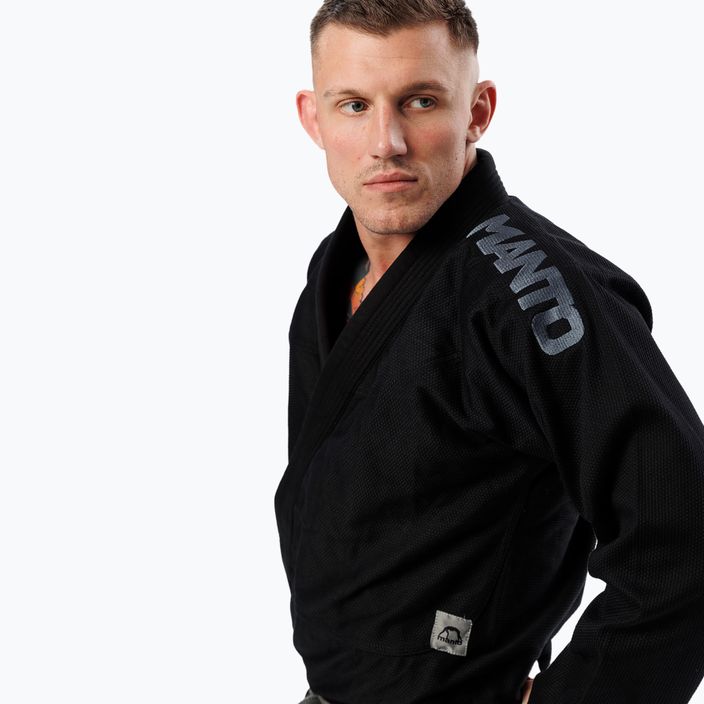 GI pre pánske brazílske jiu-jitsu MANTO X5 BJJ Blackout blackout black 6