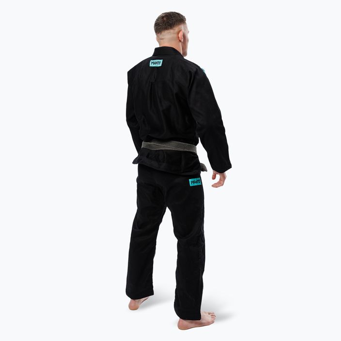 Kimono GI pre brazílske jiu-jitsu MANTO X5 black 2