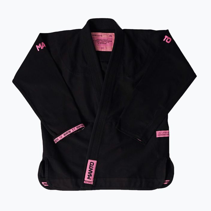 GI pre brazílske jiu-jitsu MANTO Rise 2.0 black/pink