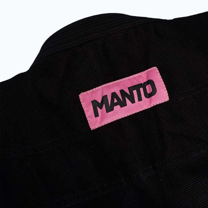 GI pre brazílske jiu-jitsu MANTO Rise 2.0 black/pink 3