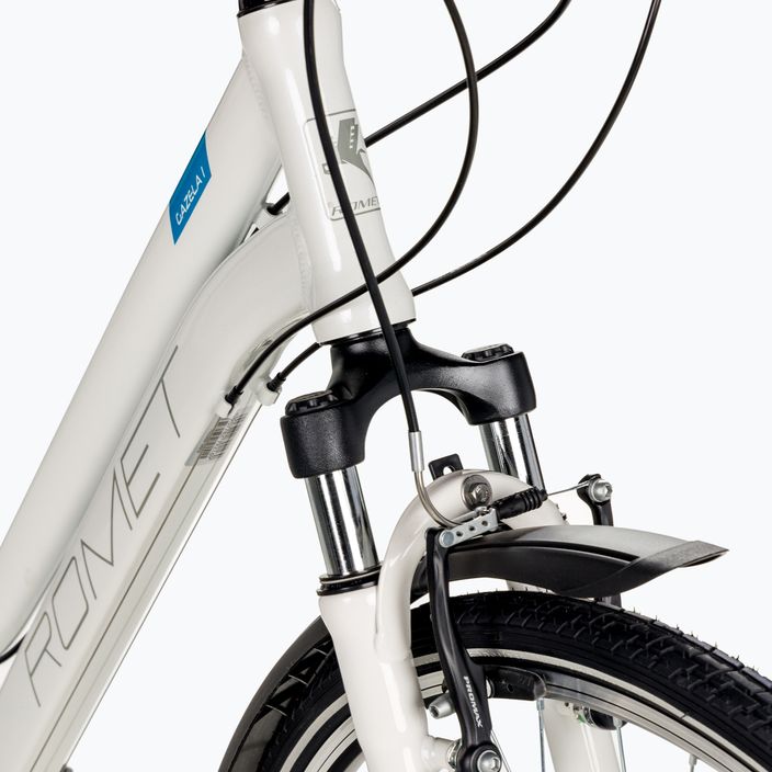 Dámsky trekingový bicykel Romet Gazela 1 white 2228457 5