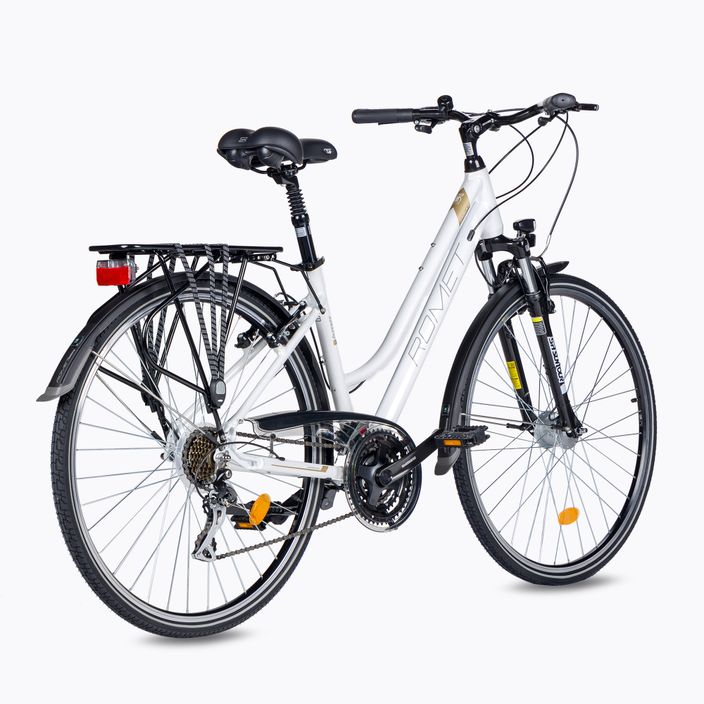 Dámsky trekingový bicykel Romet Gazela 3 white 2228435 3