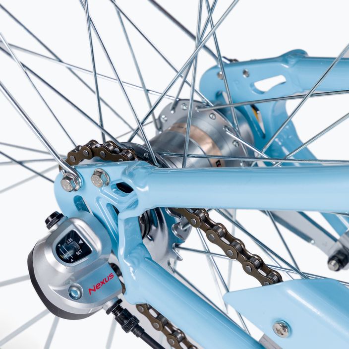 Dámsky mestský bicykel Romet Pop Art 28 Eco blue 2228553 5