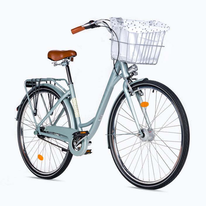 Dámske mestské bicykle Romet Pop Art 28 Lux sivá 2228565 2