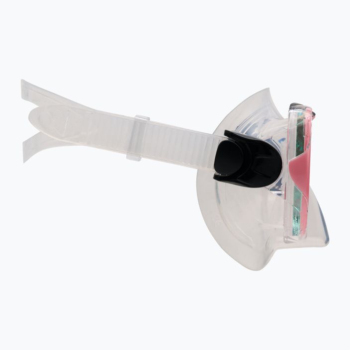 AQUA-SPEED detský potápačský set Enzo + maska Evo + šnorchel ružový 604 3