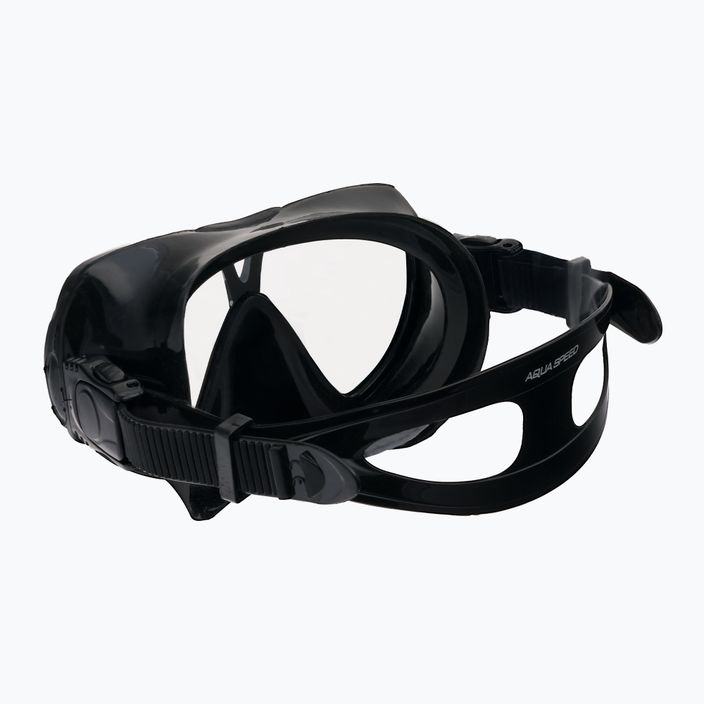 AQUA-SPEED Vanua + Borneo potápačský set maska + šnorchel čierna 610 4