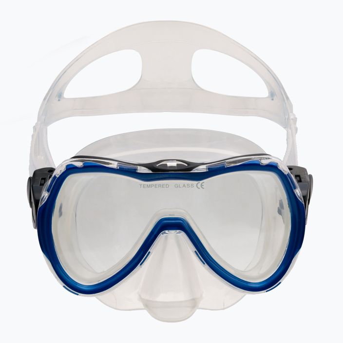 AQUA-SPEED detský potápačský set Enzo + maska Evo + šnorchel modrý 604 2