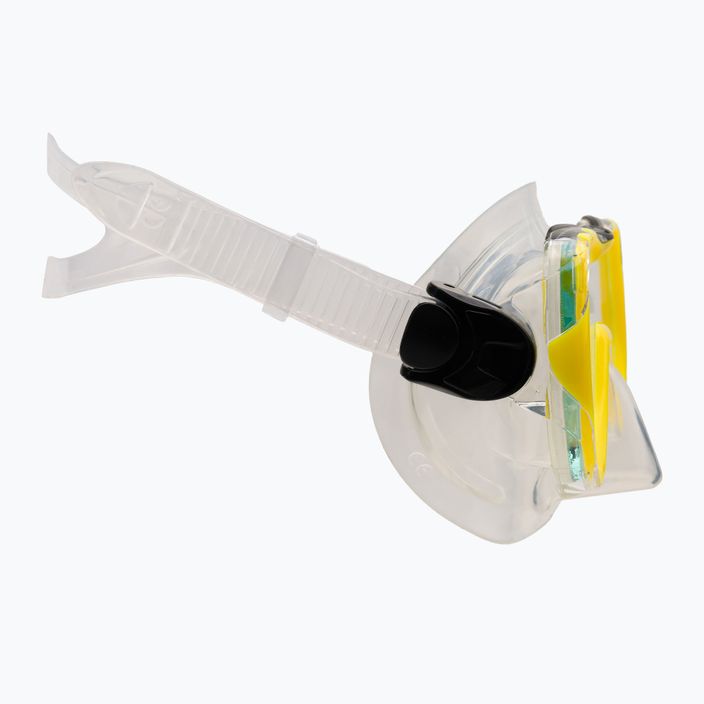 AQUA-SPEED detský potápačský set Enzo + maska Evo + šnorchel žltá 604 3