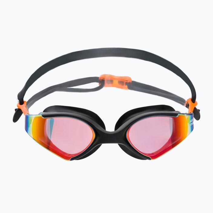 Plavecké okuliare AQUA-SPEED Blade Mirror čierno-oranžové 60 2