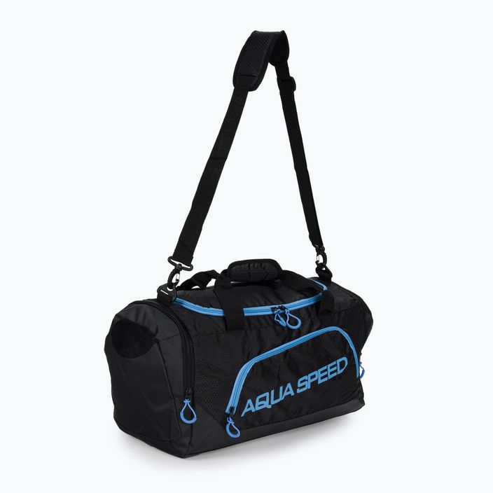 Plavecká taška AQUA-SPEED čierno-modrá 141 2