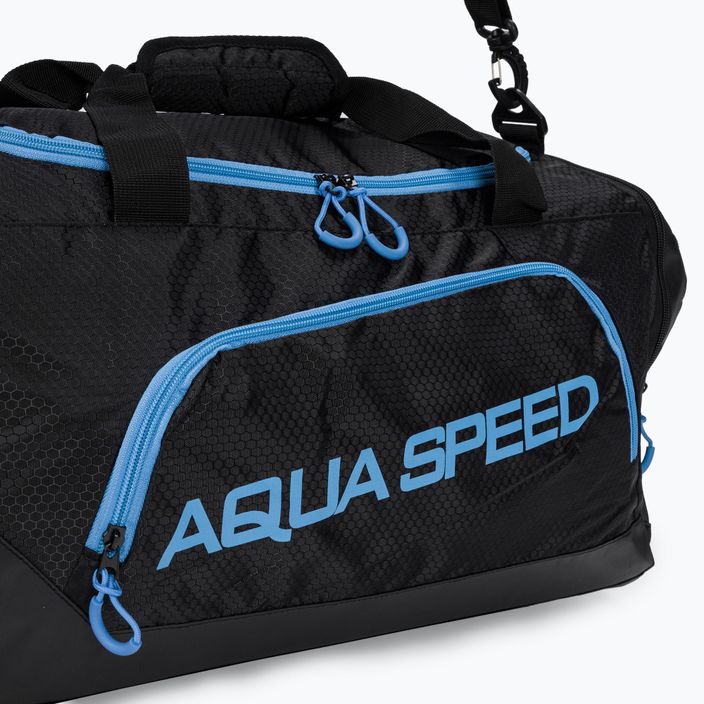 Plavecká taška AQUA-SPEED čierno-modrá 141 5