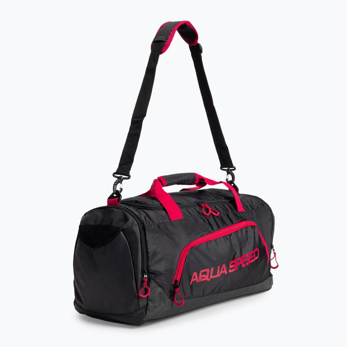 Plavecká taška AQUA-SPEED čierno-červená 141