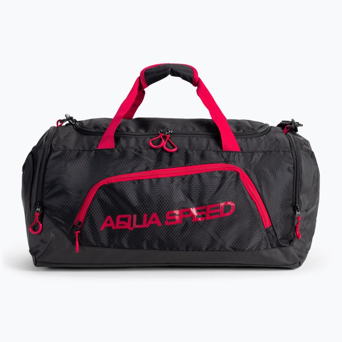 Plavecká taška AQUA-SPEED čierno-červená 141 2
