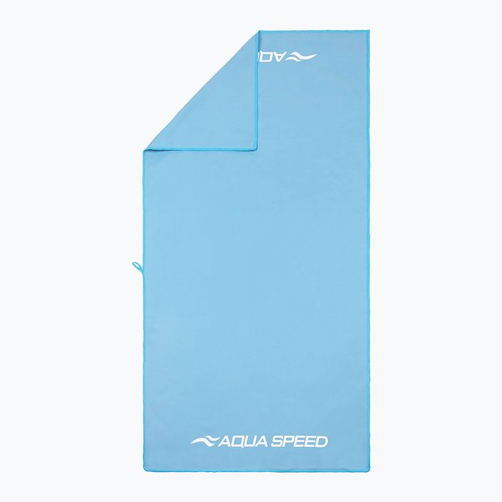 Rýchloschnúci uterák AQUA-SPEED Dry Flat  svetlomodrý