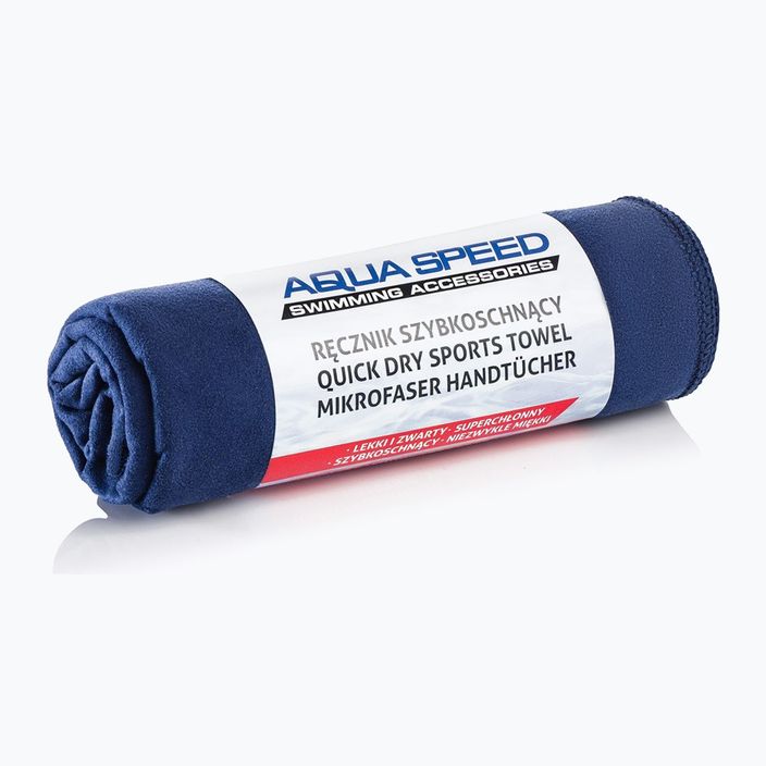 AQUA-SPEED Dry Plochý uterák navy blue 155 2