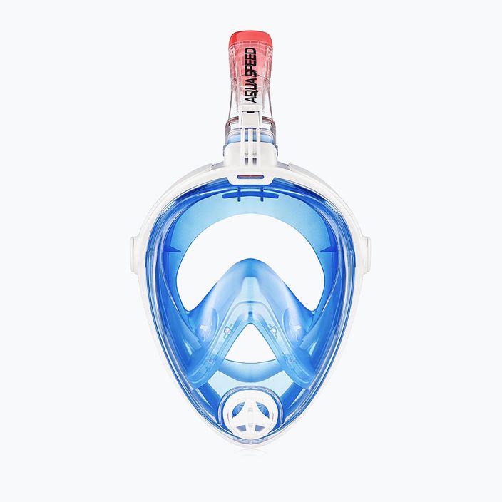 Celotvárová maska na šnorchlovanie  AQUA-SPEED Spectra 2.0 modrá/biela 2