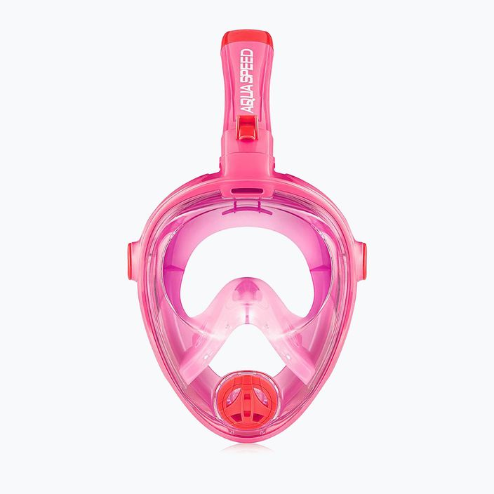 Detská celotvárová maska na šnorchlovanie AQUA-SPEED Spectra 2.0 ružová 7081 2