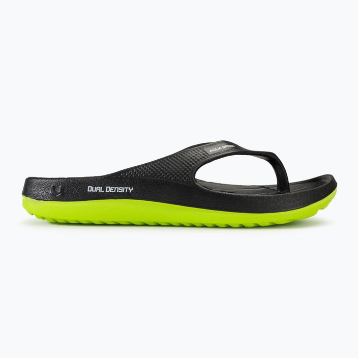 Pánske žabky AQUA-SPEED Alcano black/green 2