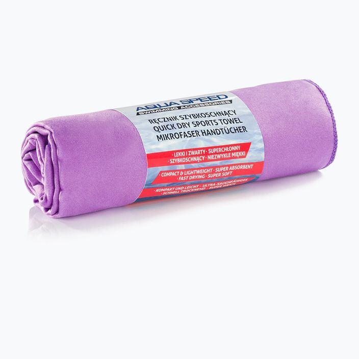 AQUA-SPEED Dry Plochý uterák fialový 155 2