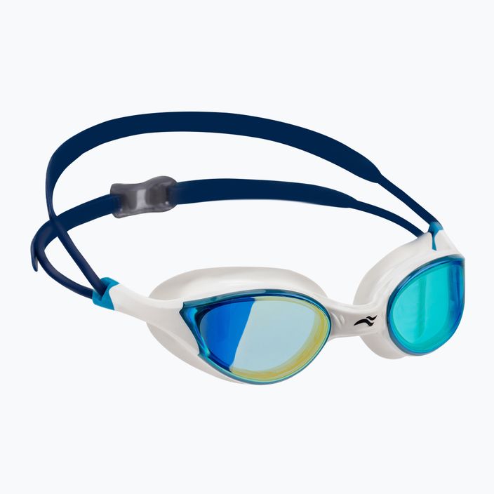 AQUA-SPEED plavecké okuliare Vortex Mirror bielo-modré 8882