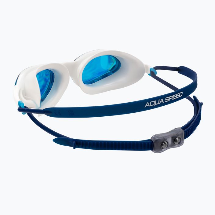 AQUA-SPEED plavecké okuliare Vortex Mirror bielo-modré 8882 5
