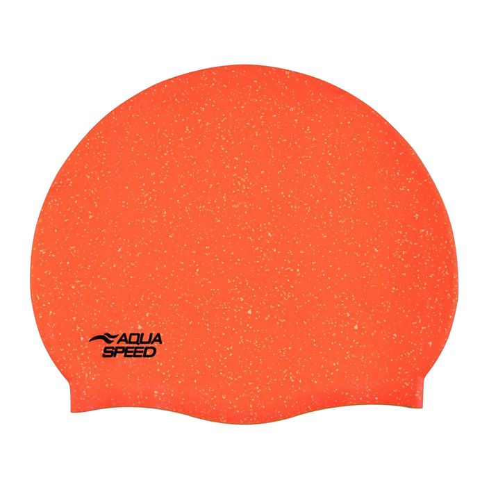 Kúpacia čiapka AQUA-SPEED Reco oranžová 2