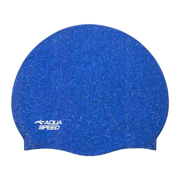 AQUA-SPEED Reco modrá plavecká čiapka 2