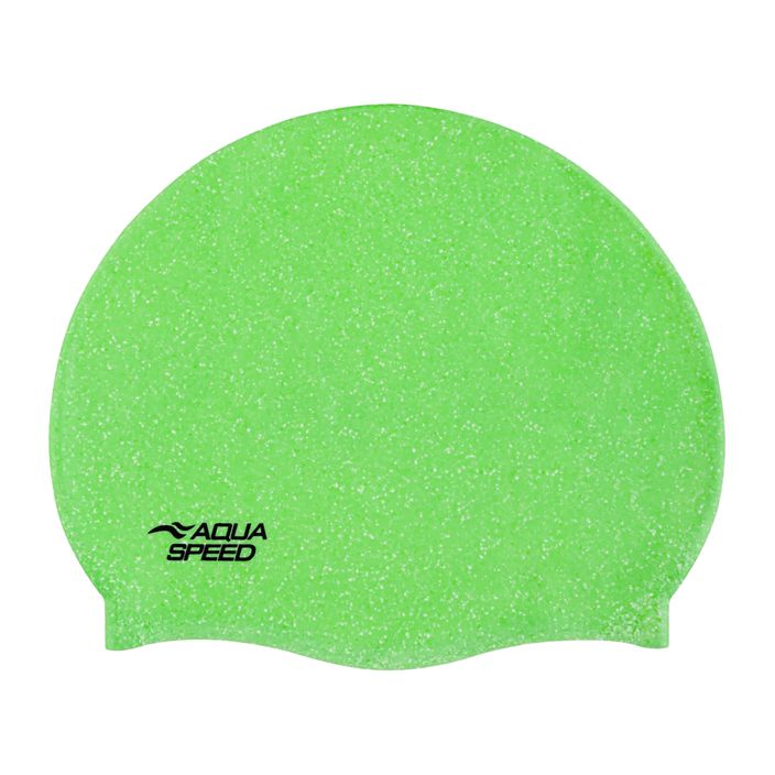 AQUA-SPEED Reco zelená plavecká čiapka 2