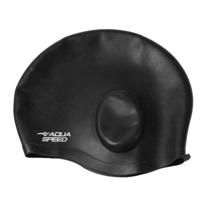AQUA-SPEED Ušná čiapka Comfort Swim Cap Black 2