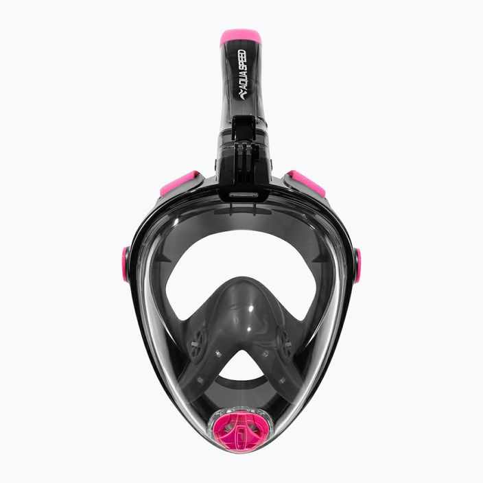 Celotvárová maska na šnorchlovanie  AQUA-SPEED Spectra 2.0  čierna/ružová 2