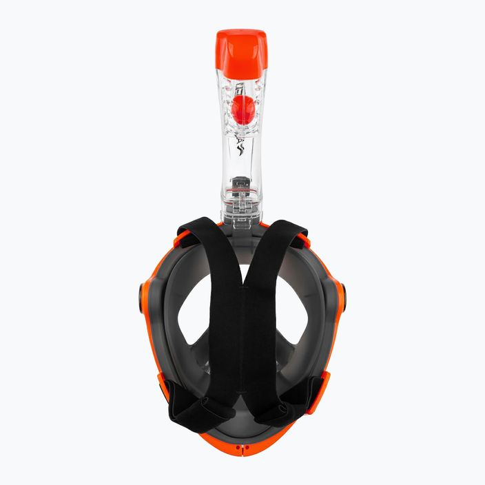 Celotvárová maska na šnorchlovanie  AQUA-SPEED Spectra 2.0  čierna/oranžová 3