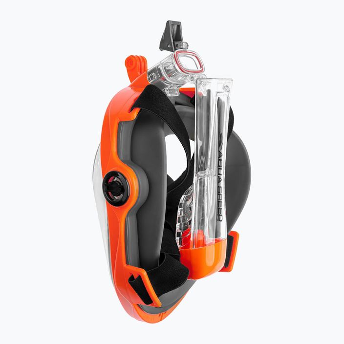 Celotvárová maska na šnorchlovanie  AQUA-SPEED Spectra 2.0  čierna/oranžová 5